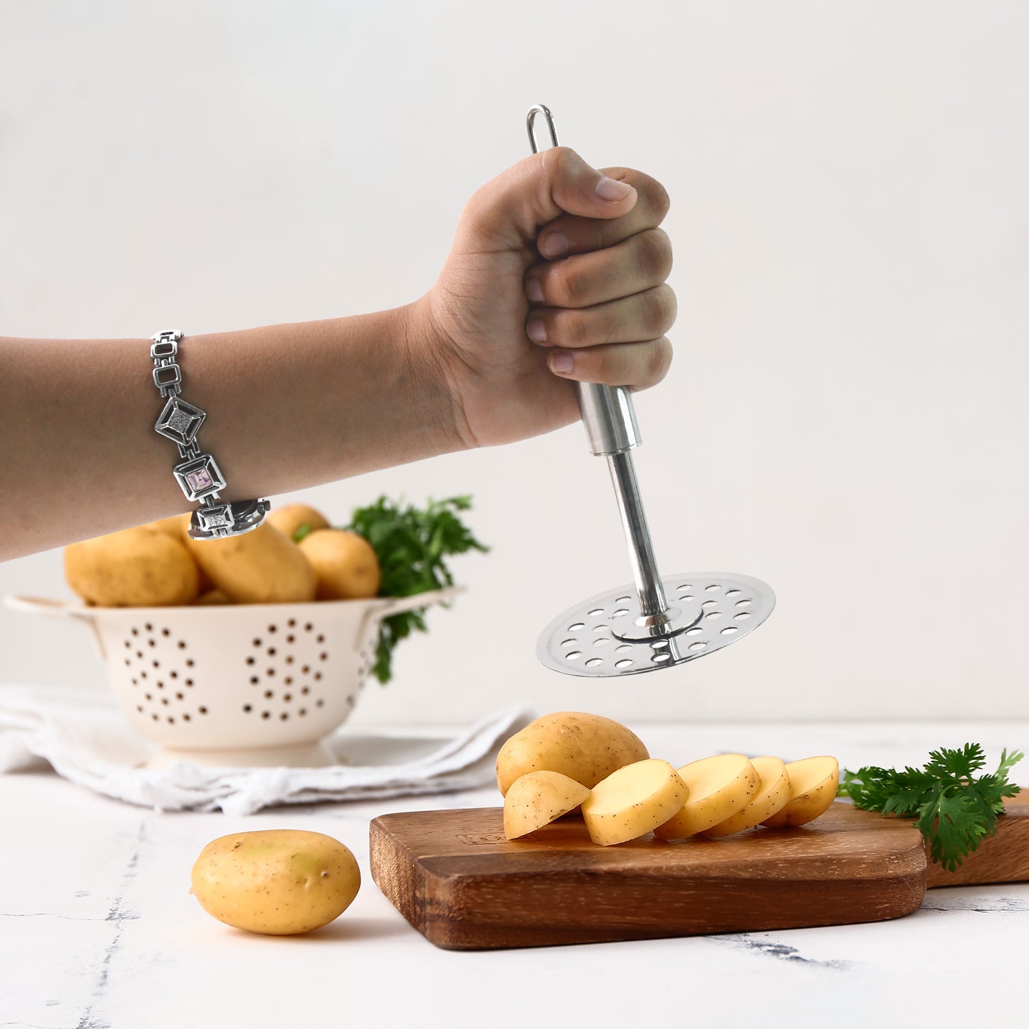 Supermom Heavy Duty Stainless Steel Potato Masher (1 Pc) Supermom Heavy Duty Stainless Steel Potato Masher (1 Pc)